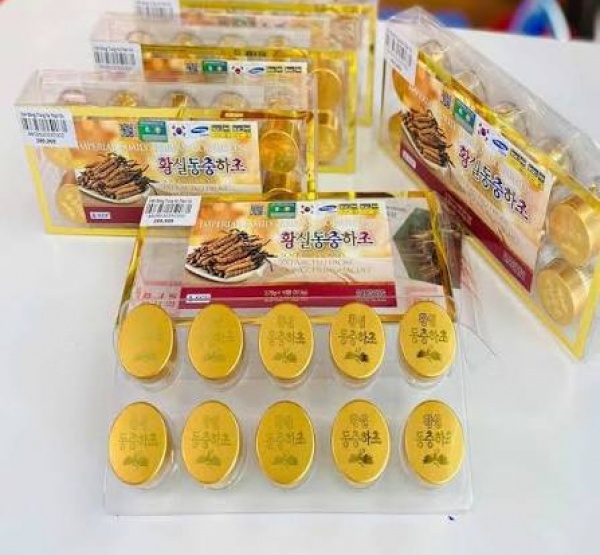 Viên Hoàn Đông Trùng Hạ Thảo Bio Farm 10 viên( thùng 100) Chính Hãng
